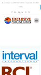 Mobile Screenshot of exclusivevaca.com